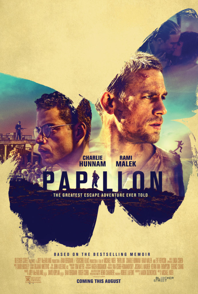 Papillon (2017) movie poster 